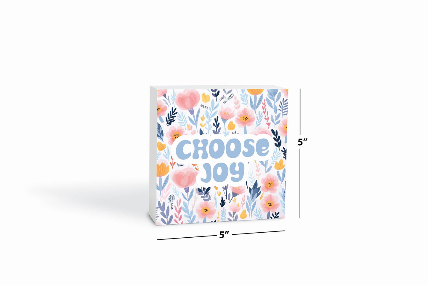Floral Spring Choose Joy | 5x5