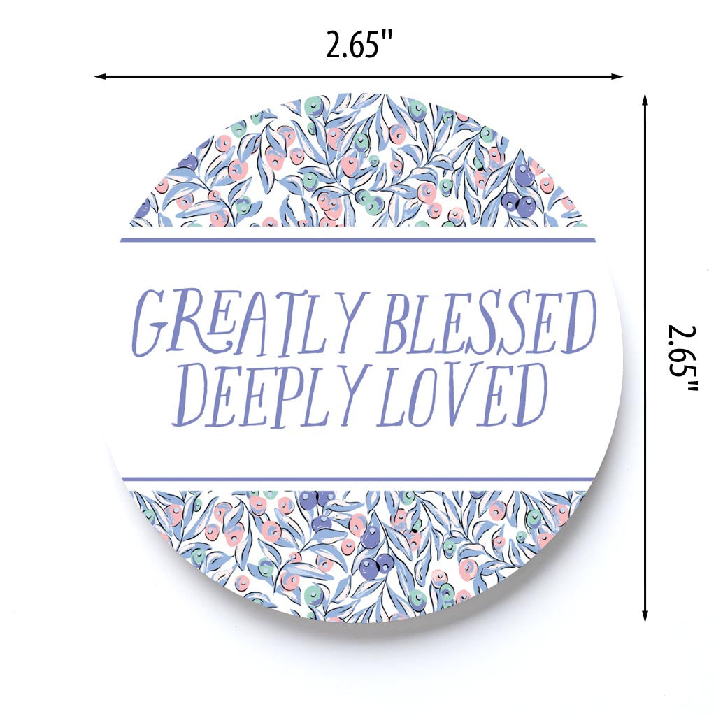 Clairmont & Co Faith Greatly Blessed Deeply Loved | 2.65x2.65