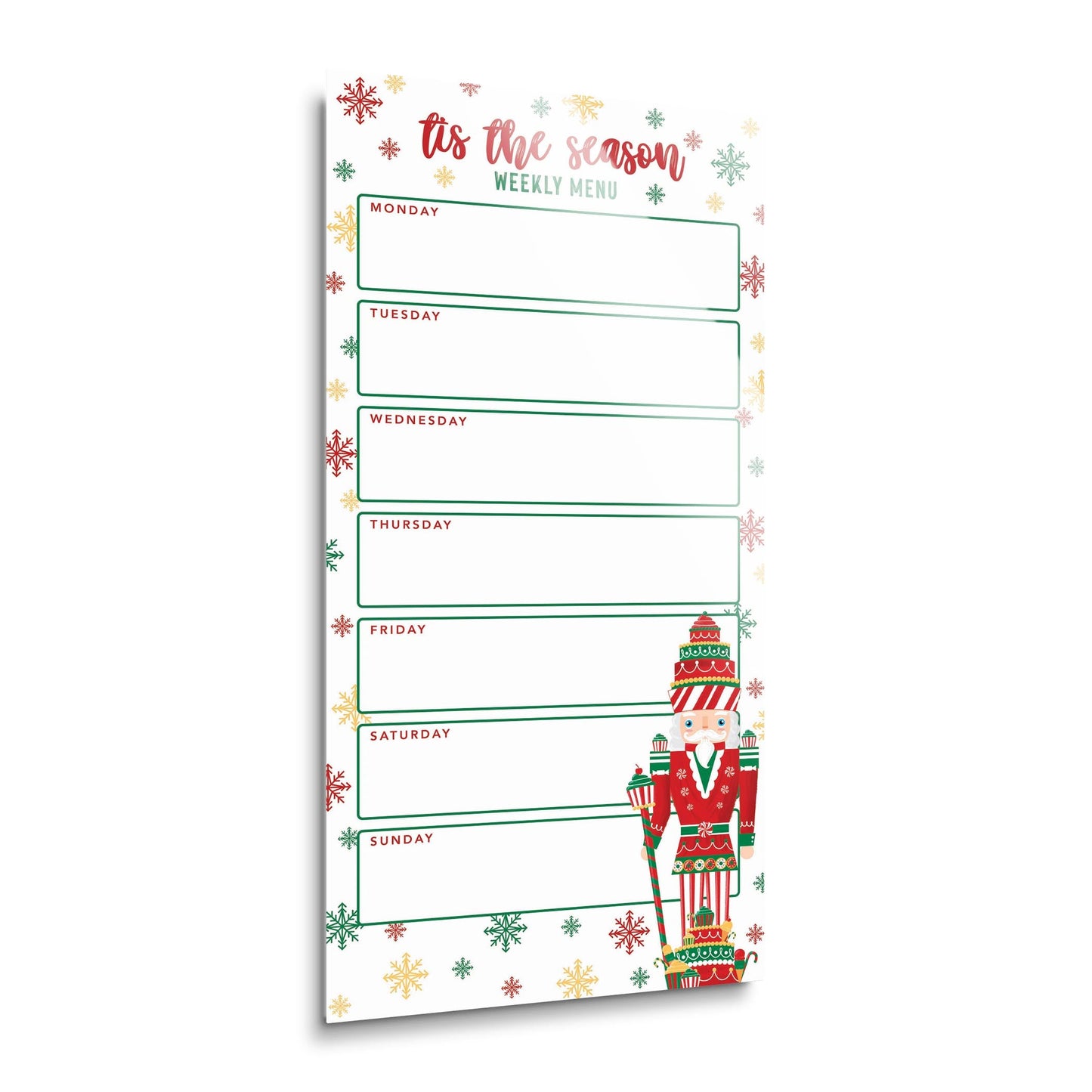 Classic Candyland Nutcracker Menu Board | 12x24