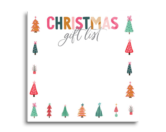 Clairmont & Co Whimsy Bright Christmas Gift List | 8x8