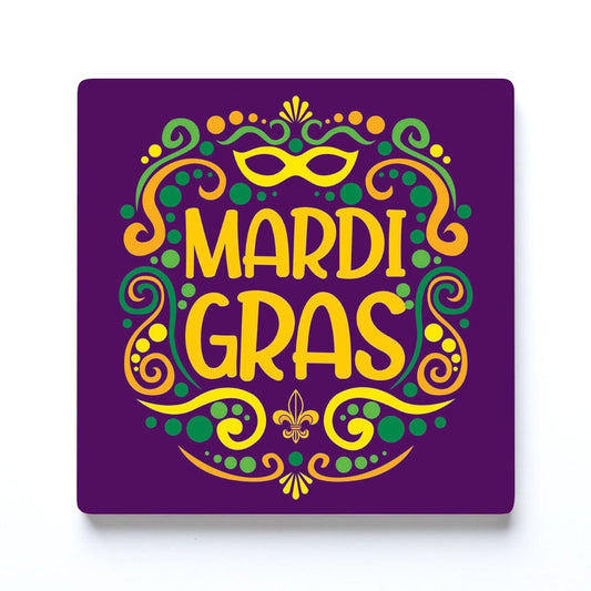 Mardi Gras Decorative Pattern | 4x4