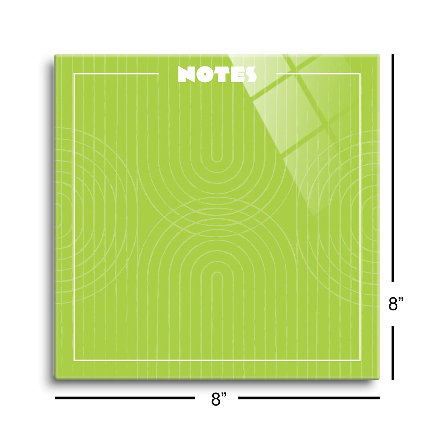 Neon Green Notes | 8x8