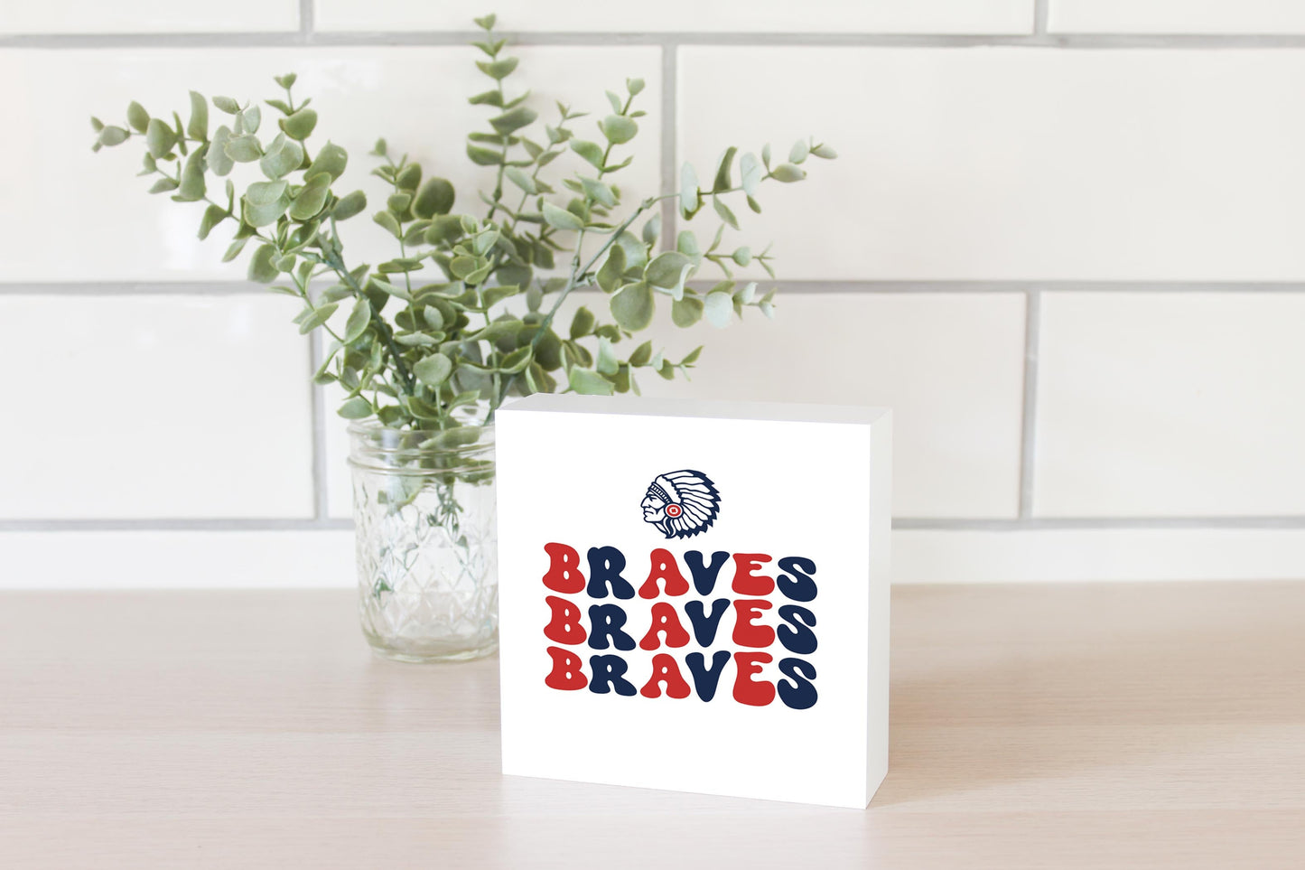 Clairmont & Co Game Day Wave Braves | 5x5