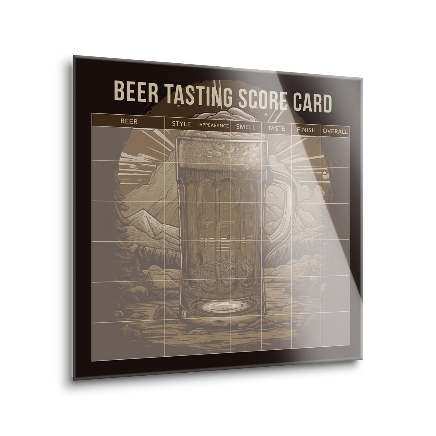 Beer Tasting Score Card | 8x8