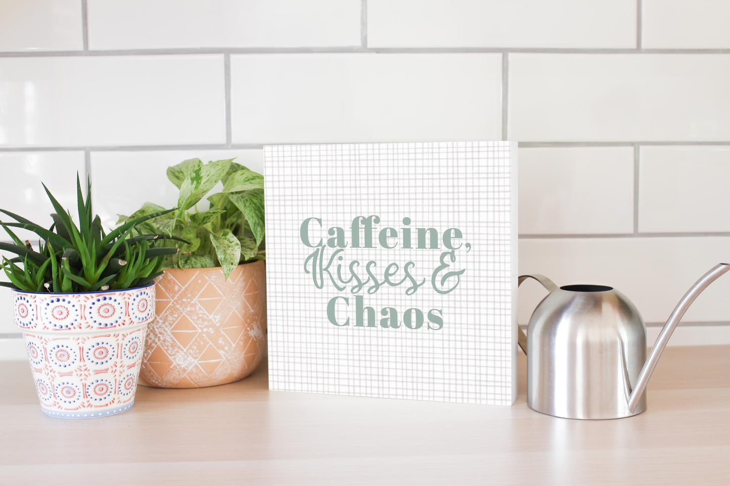 Mother's Day Caffeine Kisses & Chaos Grey | 10x10