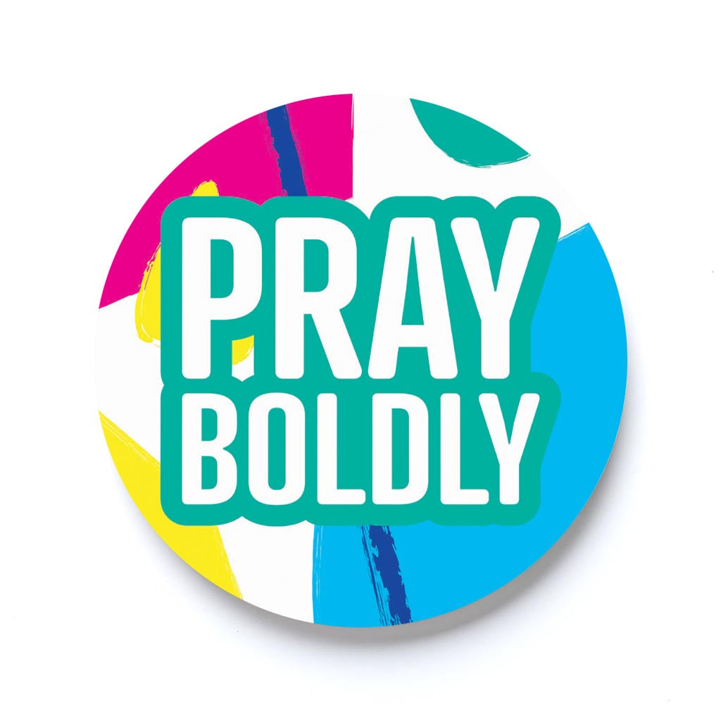 Pray Boldly Bright Pattern | 2.65x2.65