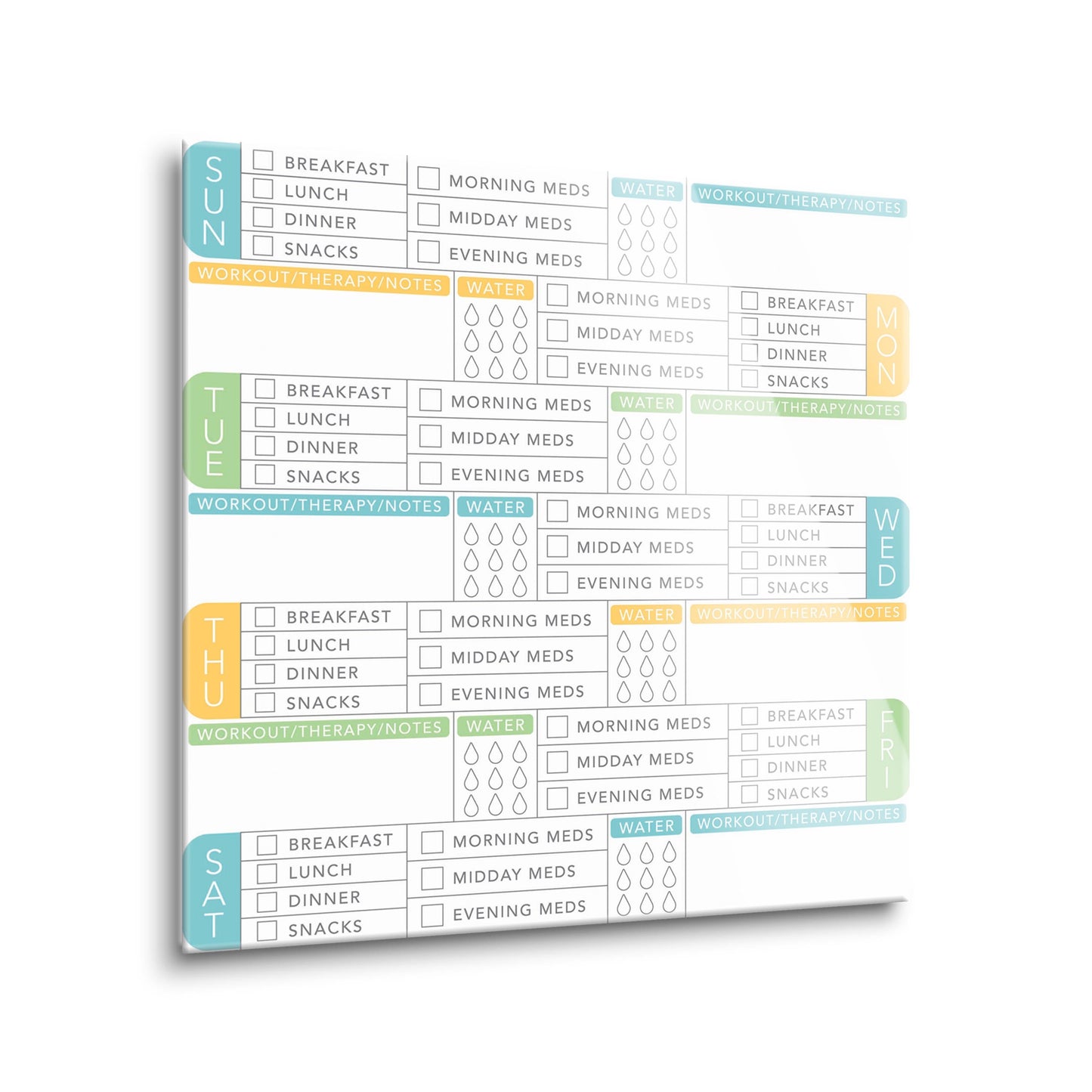 Simple Nursing Health Tracker | 8x8