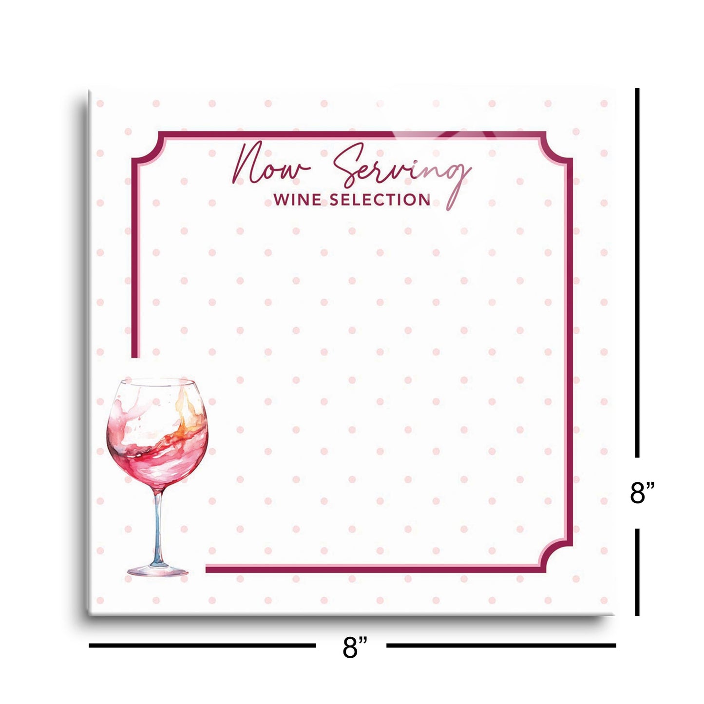 Now Serving Wine Selection | 8x8