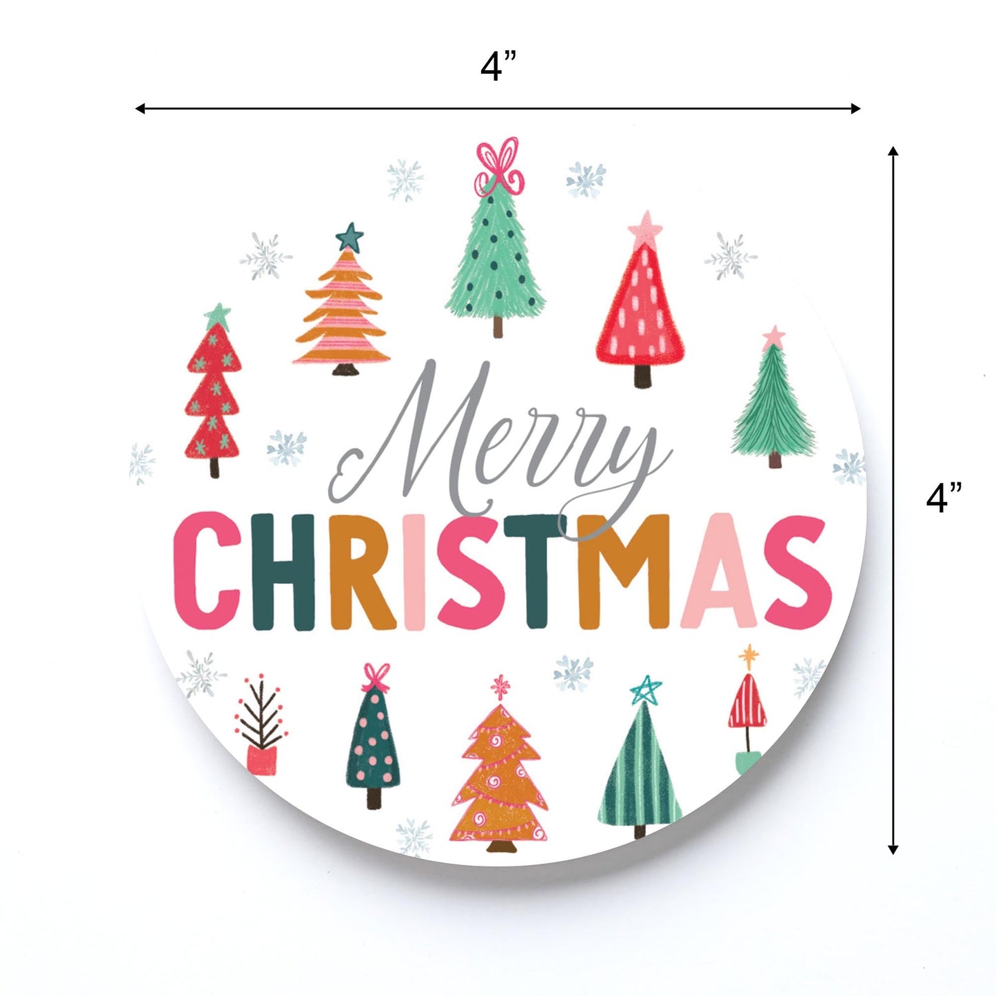 Clairmont & Co Whimsy Bright Merry Christmas 2 | 4x4