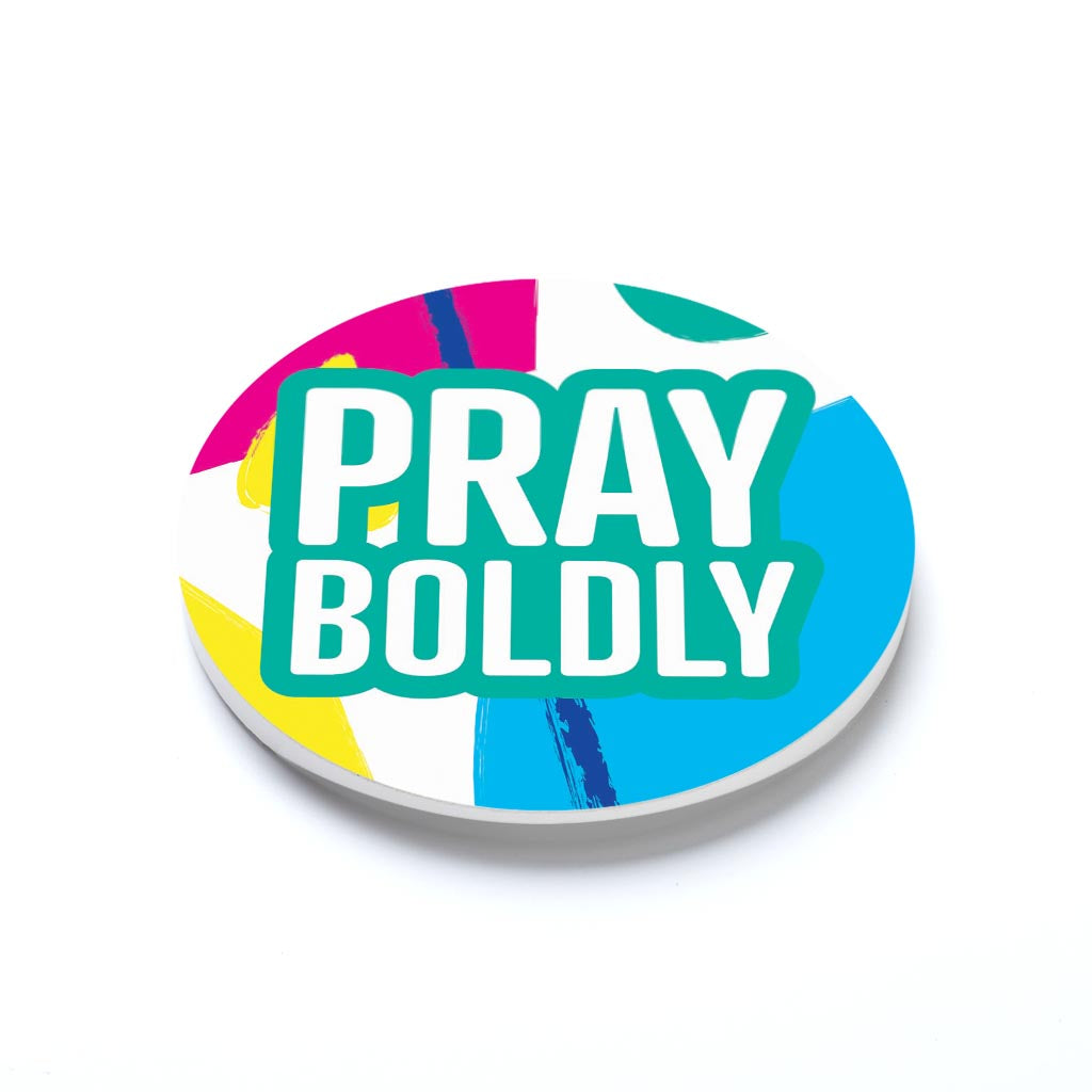 Pray Boldly Bright Pattern | 2.65x2.65