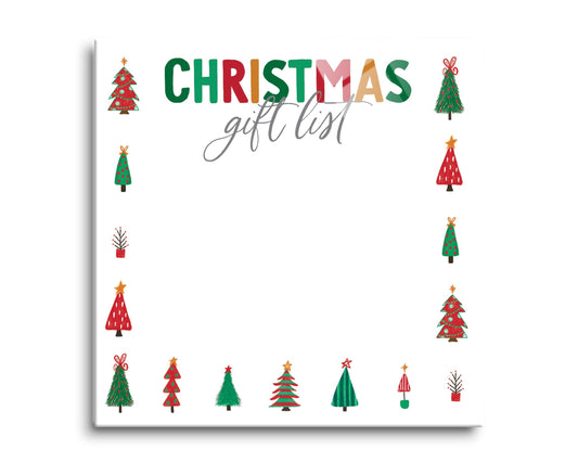 Clairmont & Co Whimsy Trad Christmas Gift List | 8x8