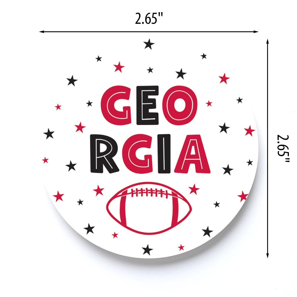 Clairmont & Co Game Day Stars Georgia 1 | 2.65x2.65