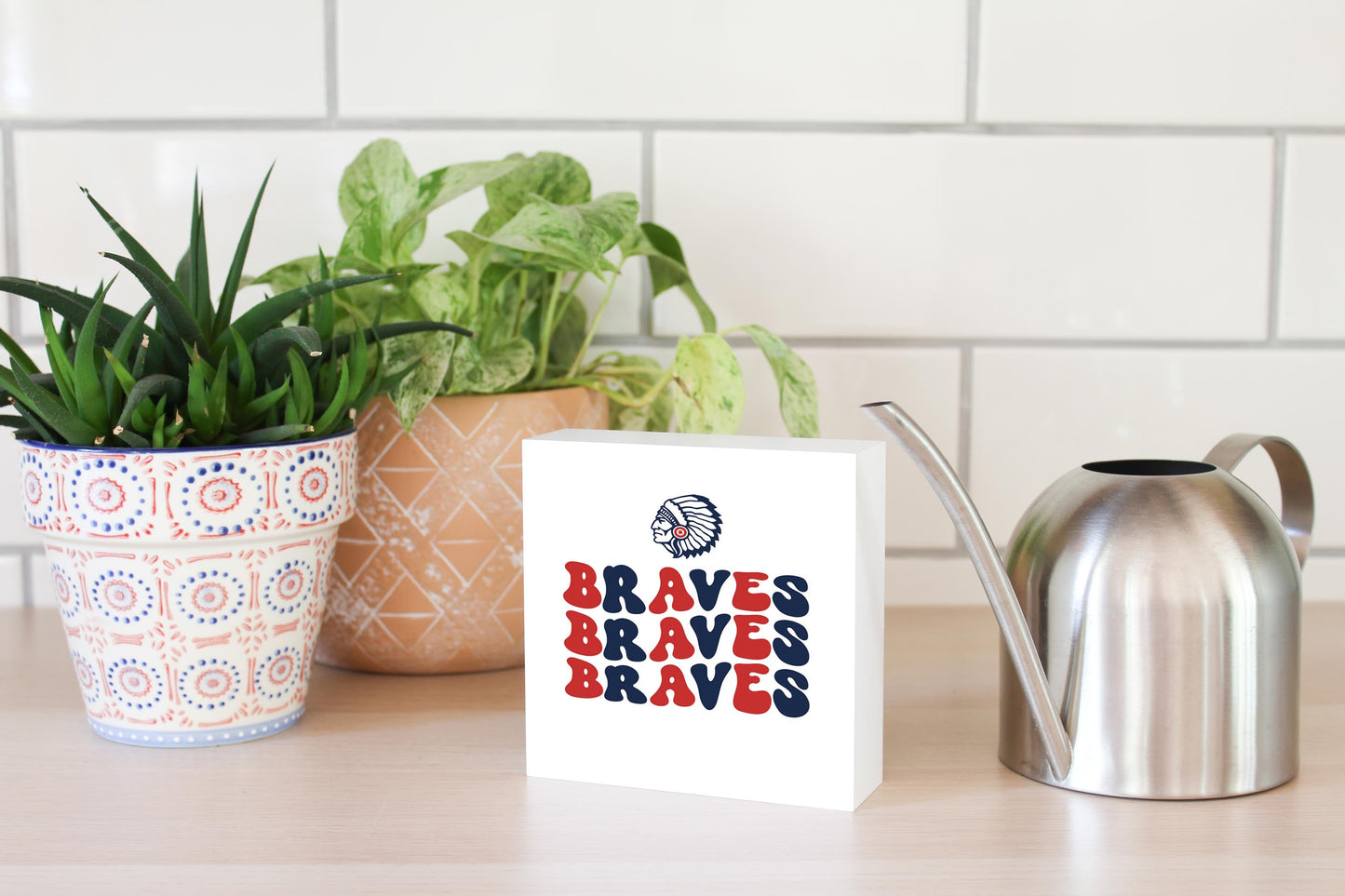 Clairmont & Co Game Day Wave Braves | 5x5