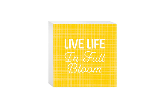 Spring Pastel Live Life In Full Bloom | 5x5