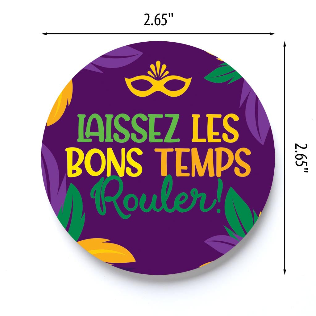 Mardi Gras Laissez Les Bons Temps Rouler | 2.65x2.65