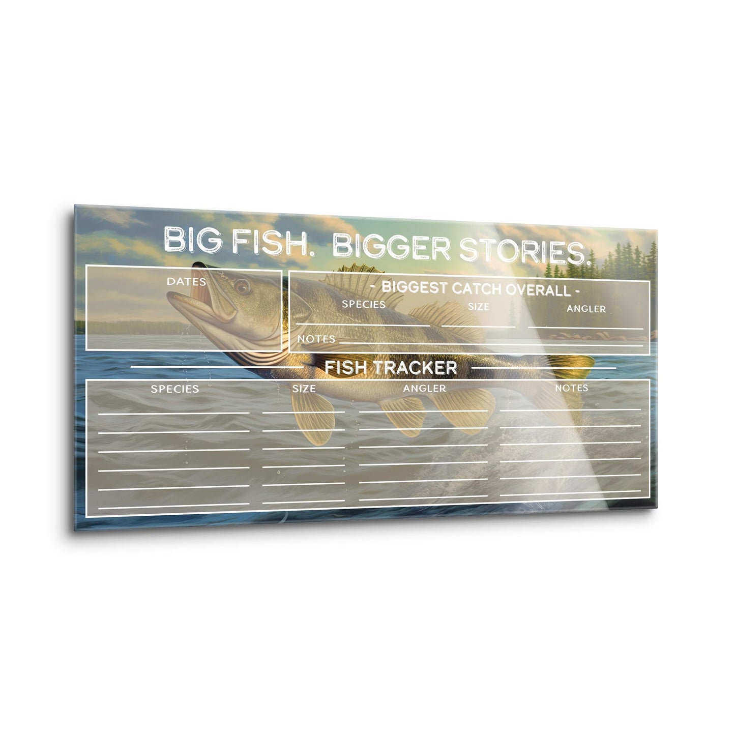 Fish Tracker Big Fish Bigger Stories | 16x8