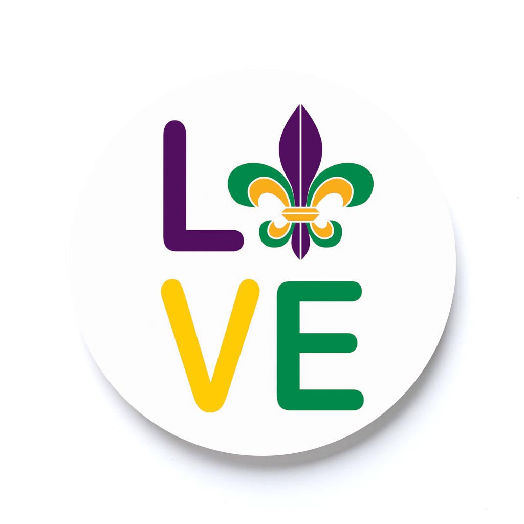 Mardi Gras LOVE | 2.65x2.65