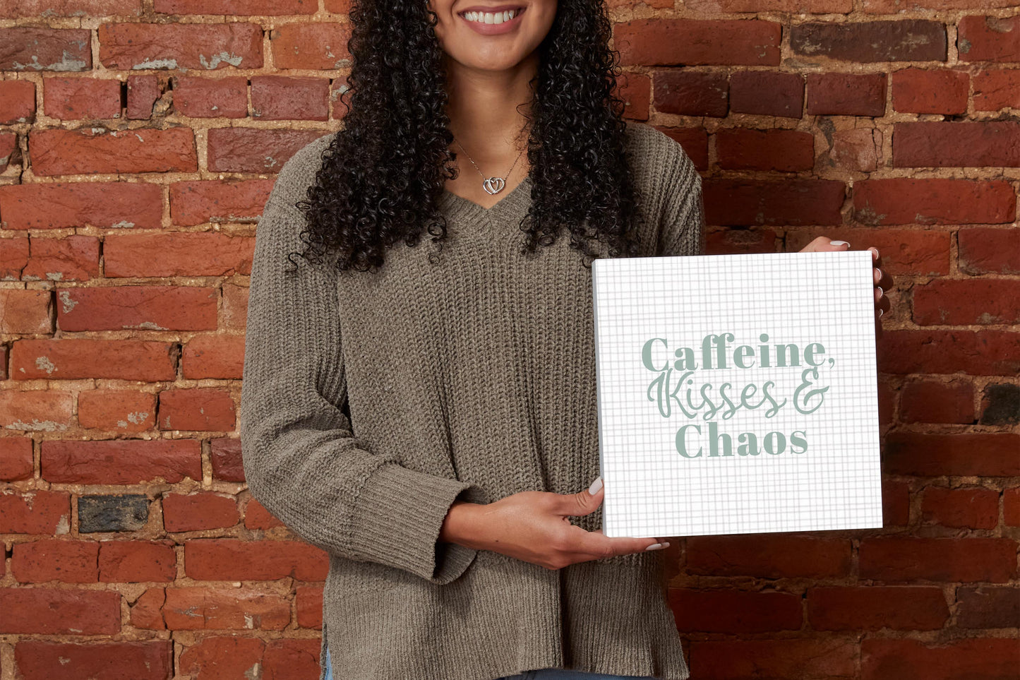 Mother's Day Caffeine Kisses & Chaos Grey | 10x10