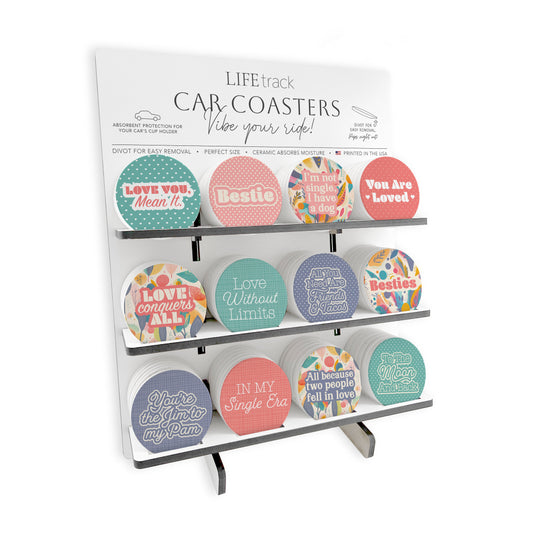 Valentine's Day Car Coaster Display | 12x16