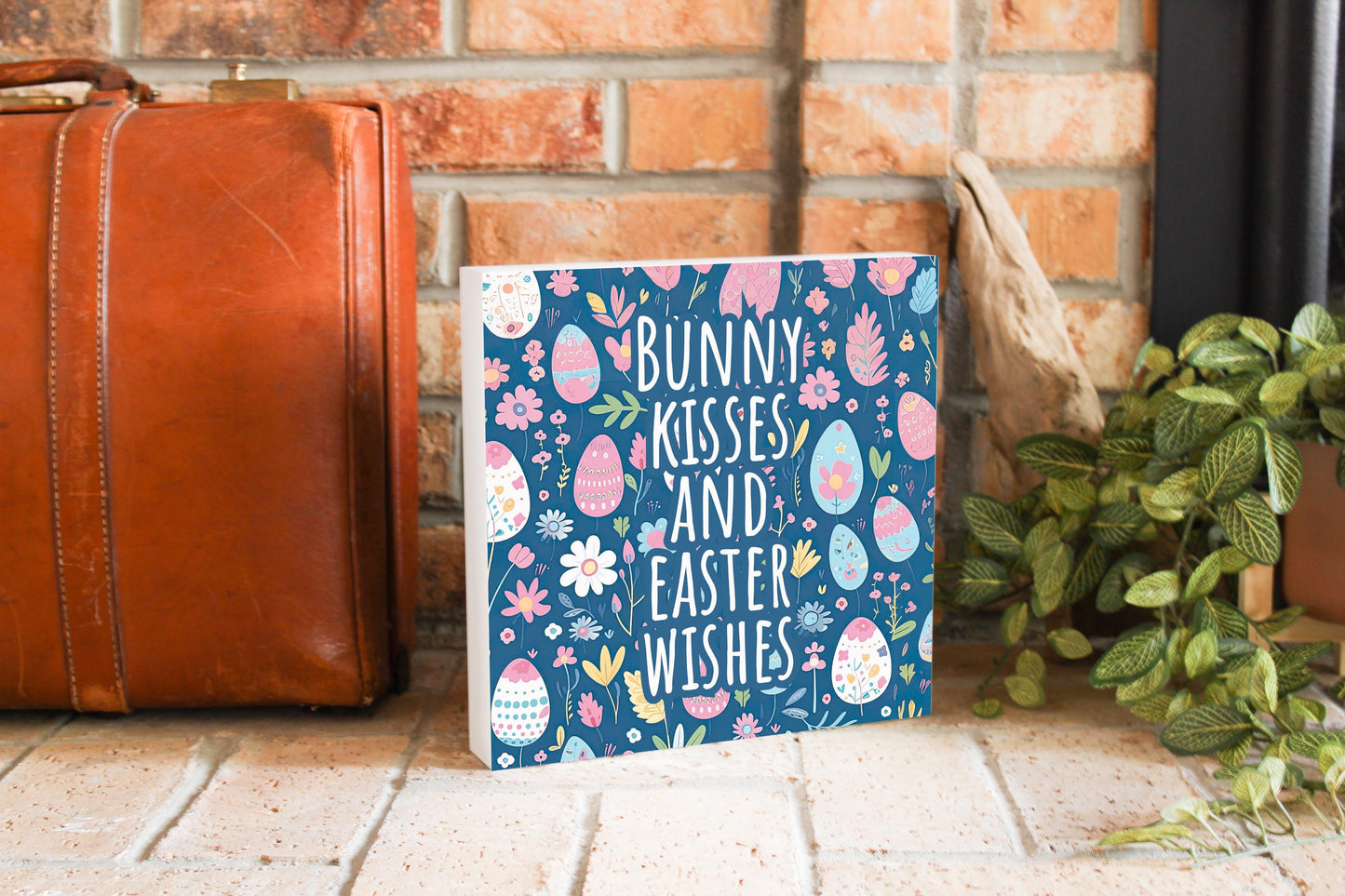 Spring Pastel Bunny Kisses And Easter Wishes | 10x10