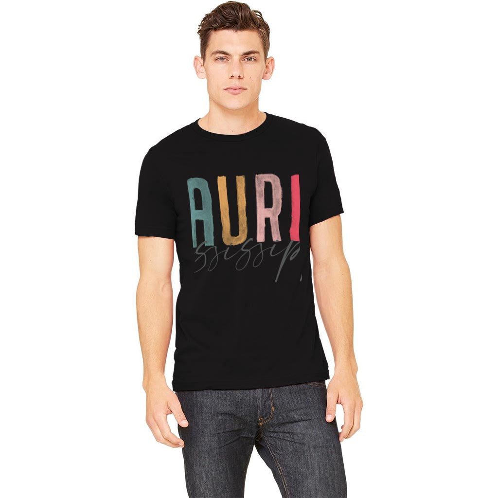 Bella + Canvas     Unisex Vertical Print     TShirt-Colorful State & Town-LAUREL,Ms     Bella + Canvas Premium T-shirt