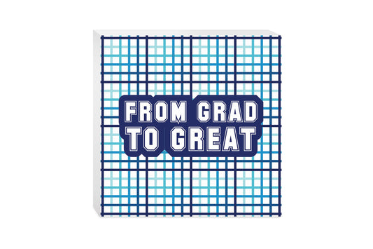 From Grad To Great Blue Grid | 10x10