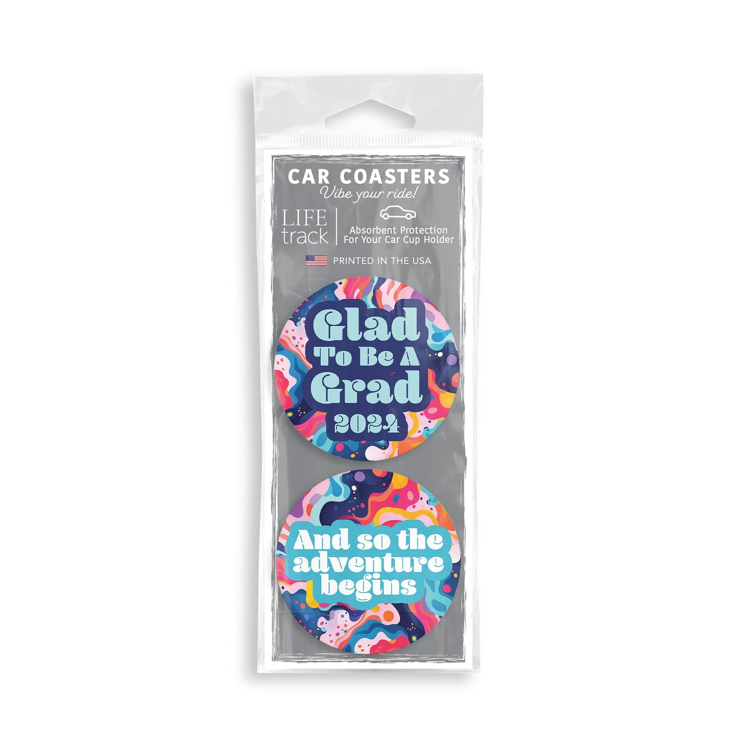 Graduation 2024 Abstract Fluid Set | 2.65x2.65