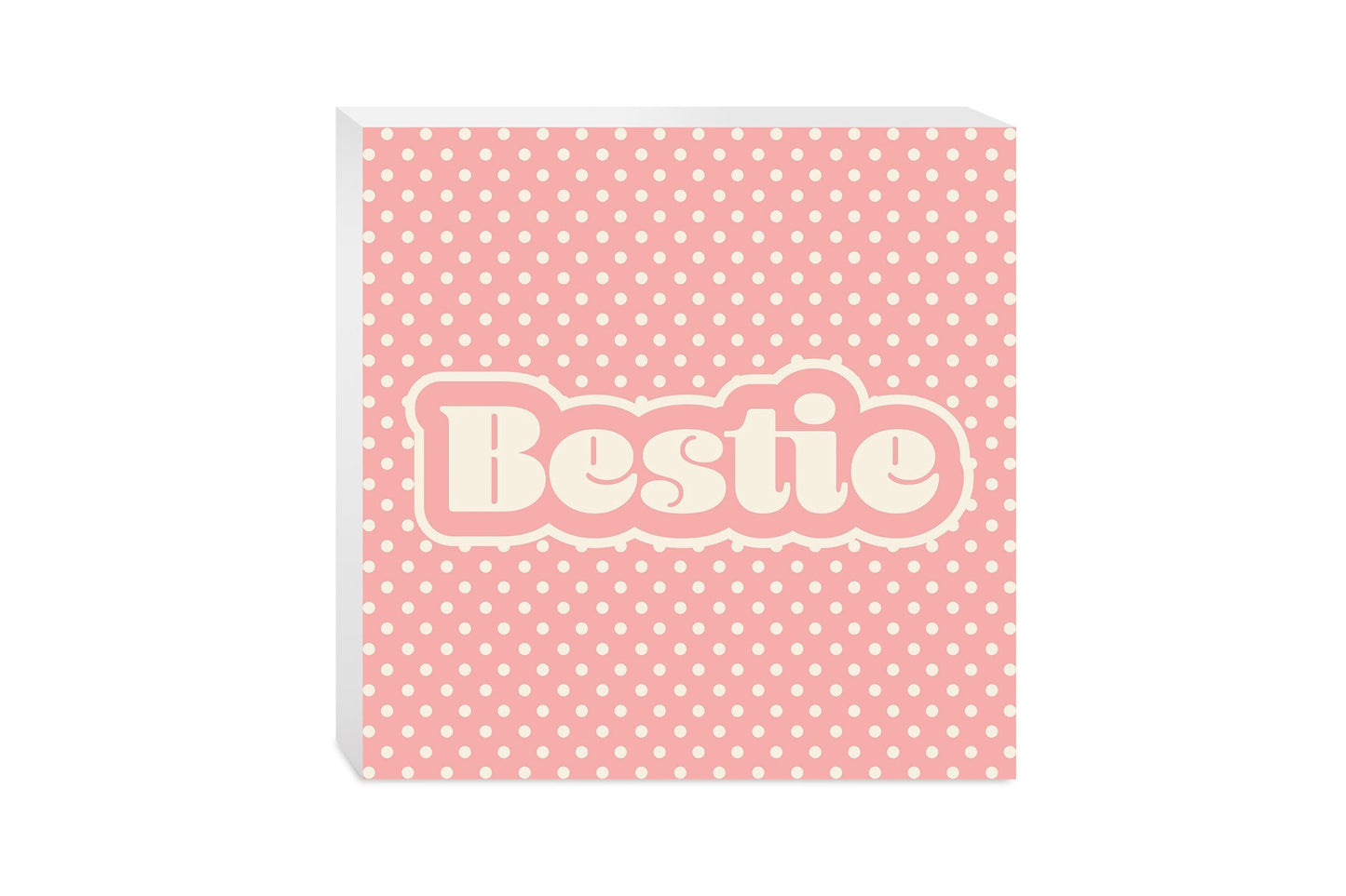 Valentine's Day Bestie Pink Polka Dot | 10x10