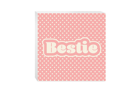 Valentine's Day Bestie Pink Polka Dot | 10x10