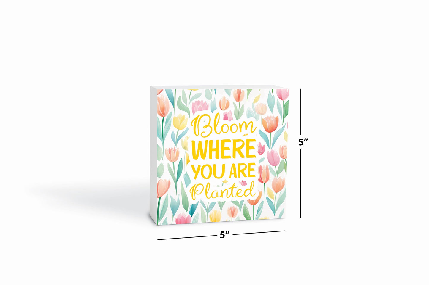 Spring Pastel Bloom Where You Are Planted | 5x5