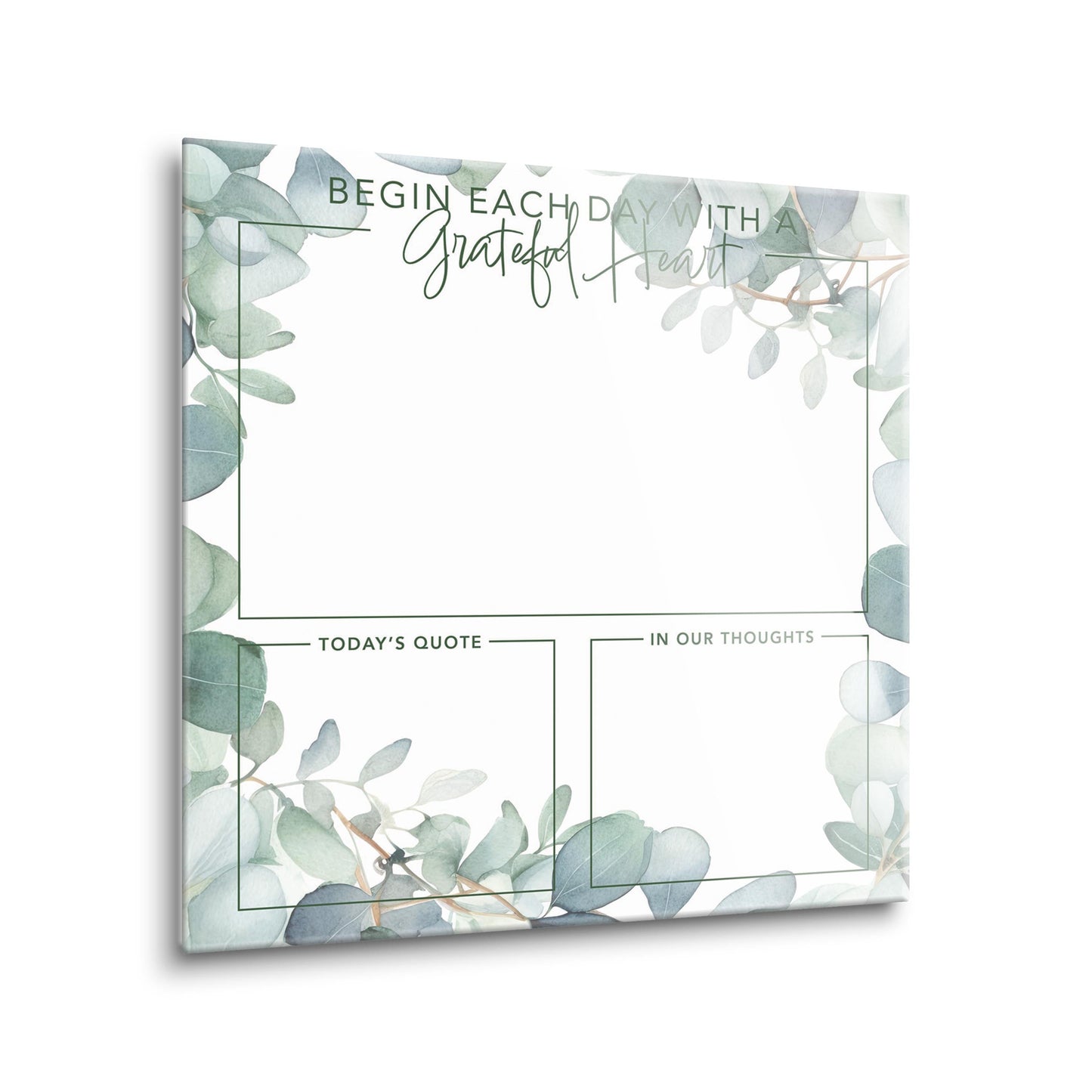 Eucalyptus Gratitudes Grateful Heart | 8x8