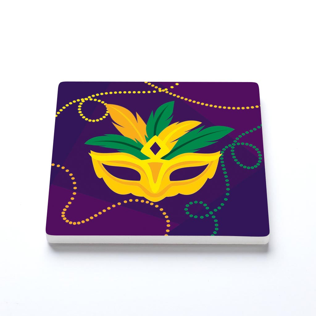 Mardi Gras Mask & Beads | 4x4