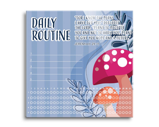 Children's Mushroom Daily Routine | 8x8