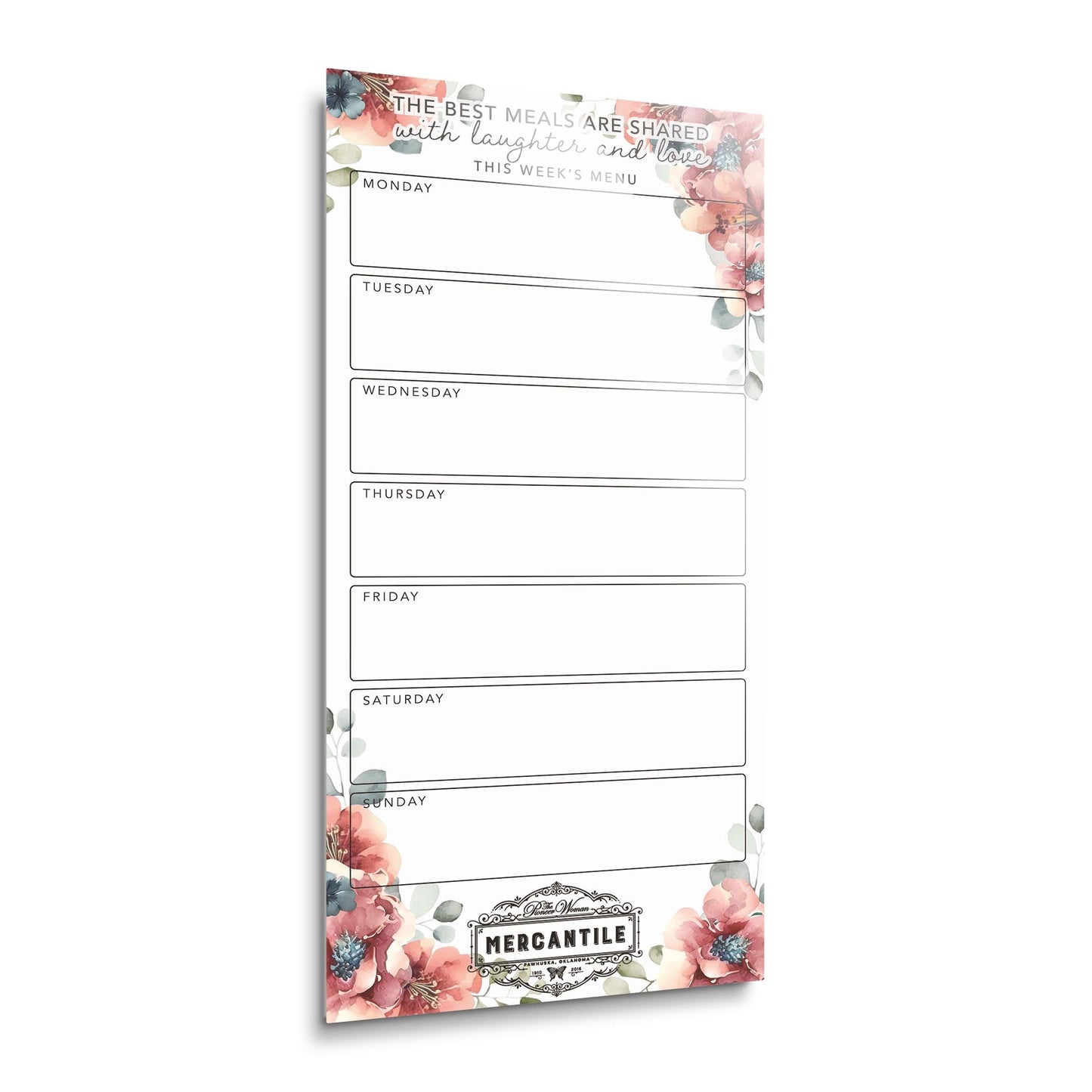 Floral Laughter and Love Mercantile | 12x24