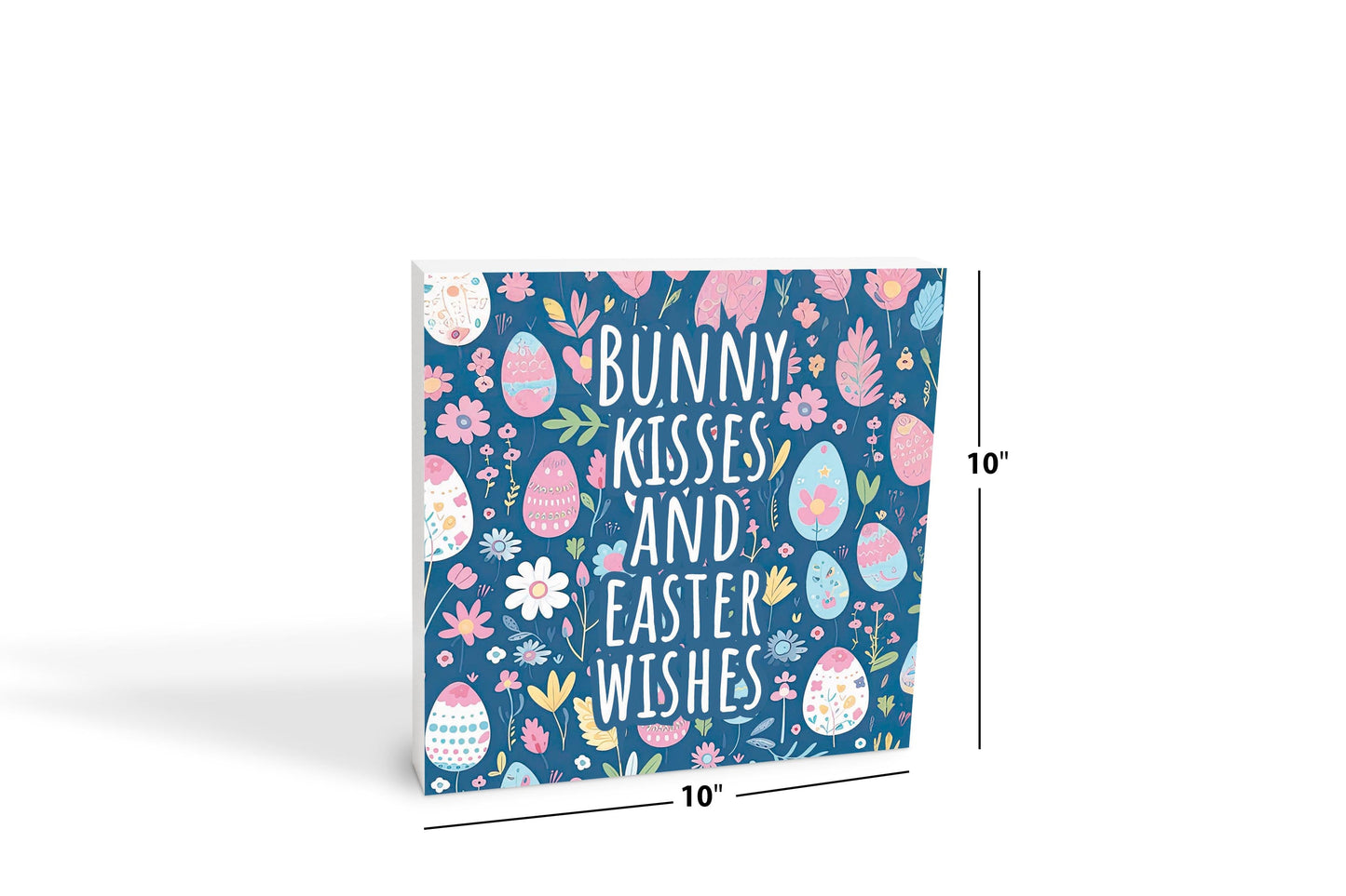 Spring Pastel Bunny Kisses And Easter Wishes | 10x10