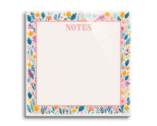 Spring Tracker Floral Notes | 8x8