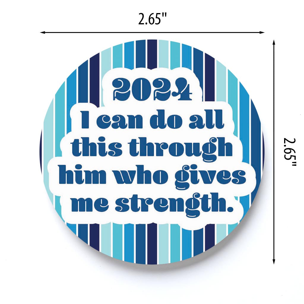 Graduation 2024 I Can Do All This Blue Stripe | 2.65x2.65
