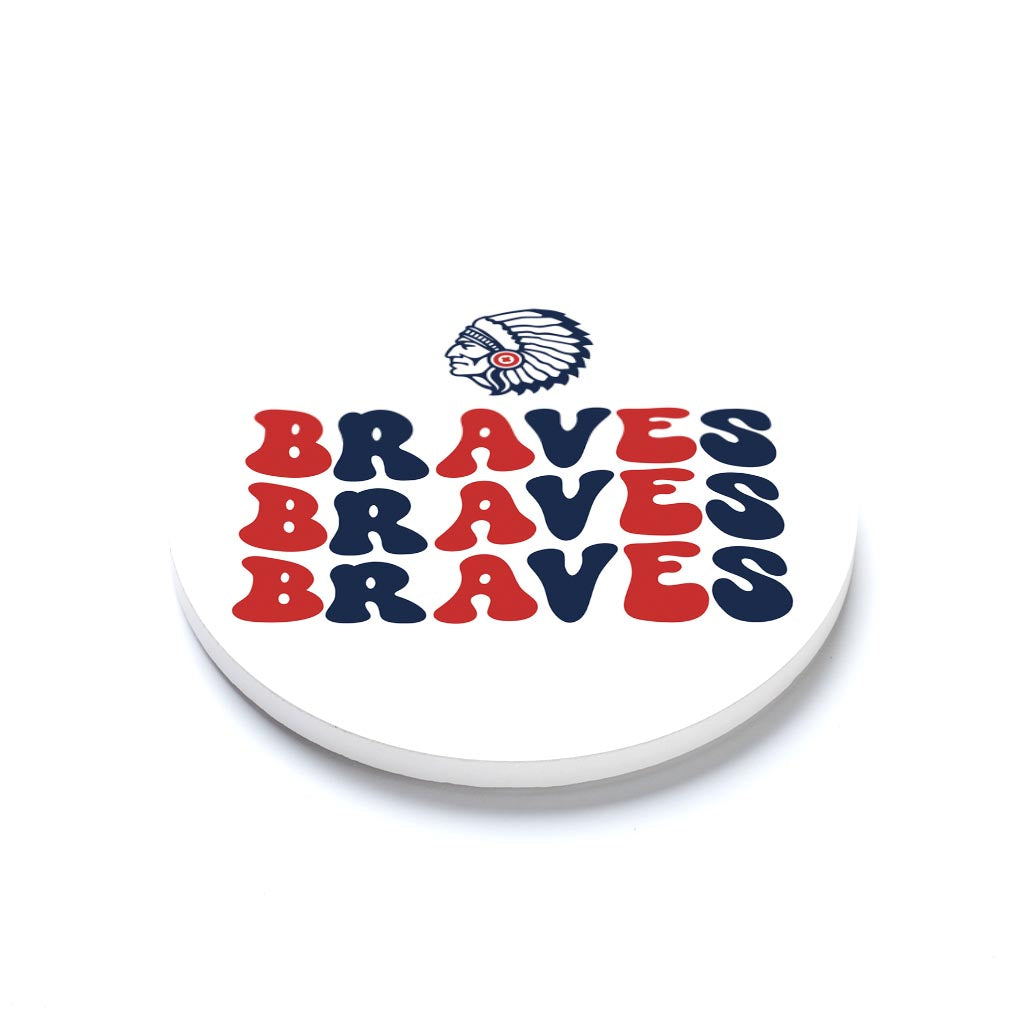 Clairmont & Co Game Day Wave Braves | 4x4