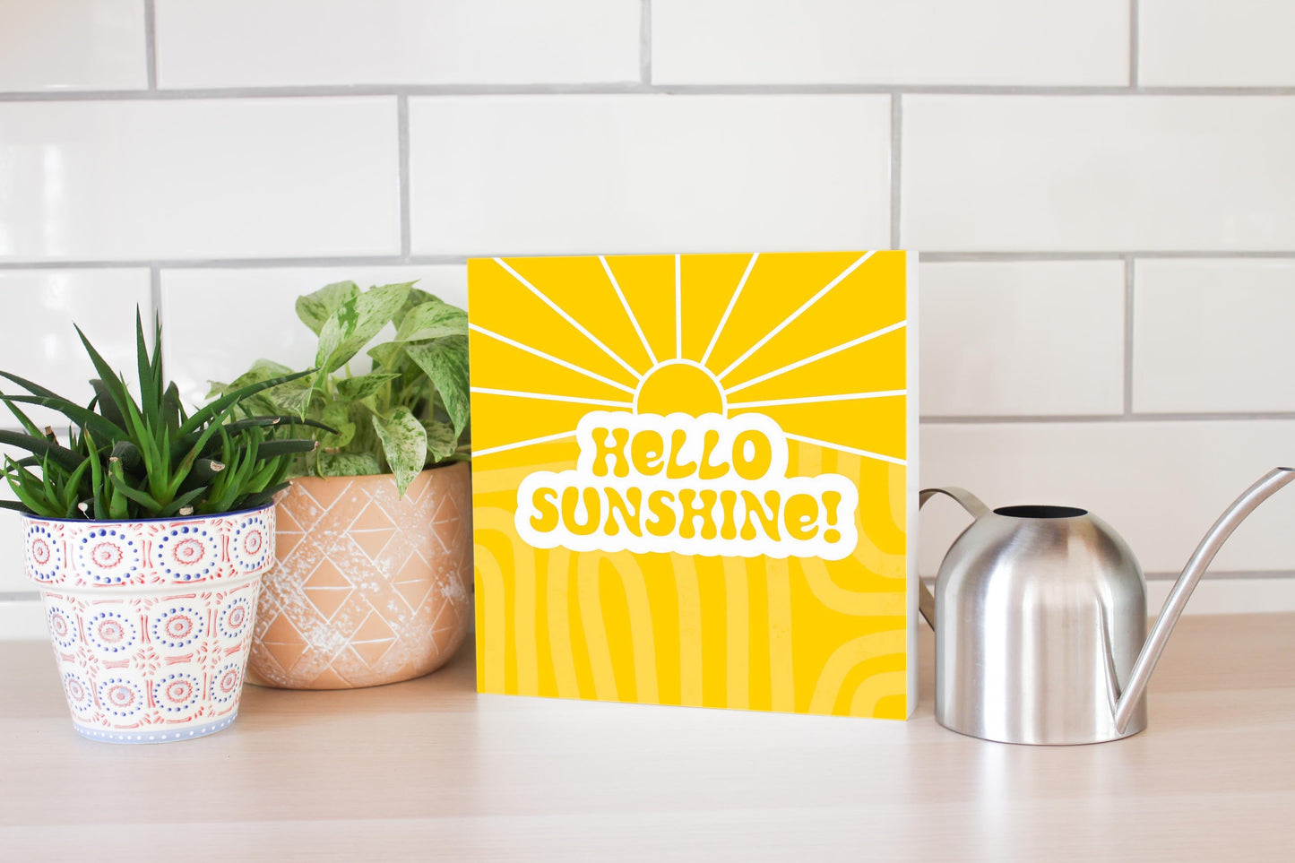 Spring Pastel Hello Sunshine | 10x10