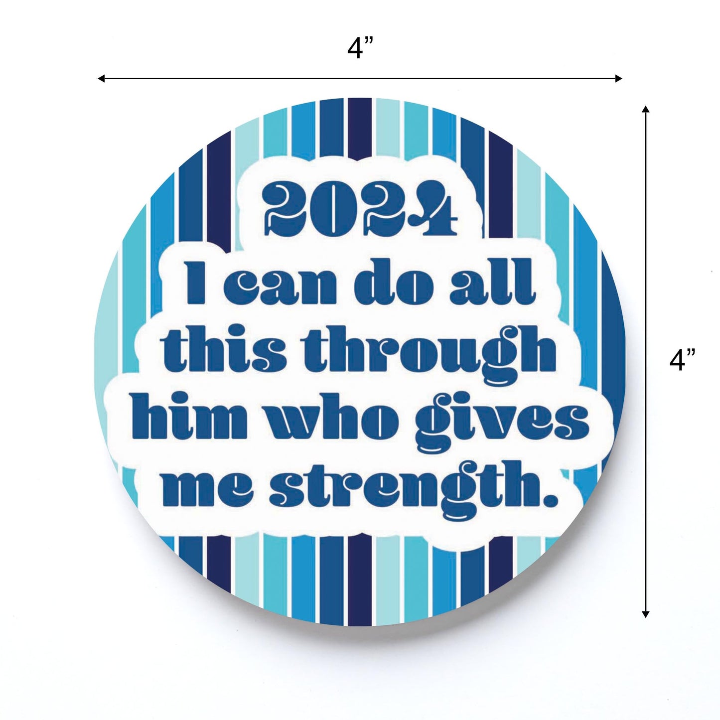 Graduation 2024 I Can Do All This Blue Stripe | 4x4