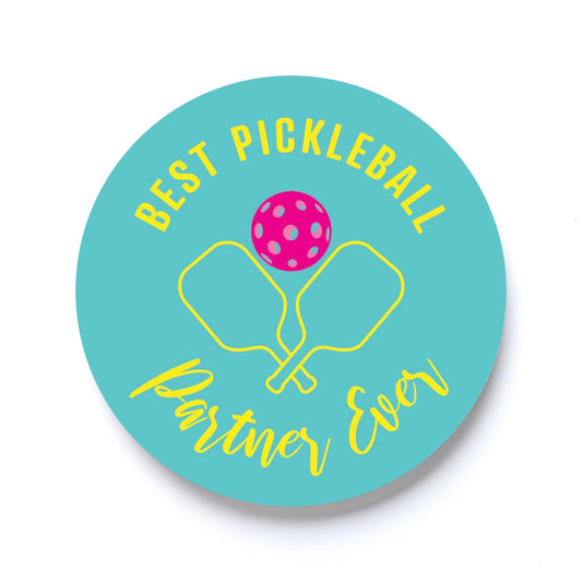 Neon Pickleball Best Pickleball Partner Ever | 2.65x2.65