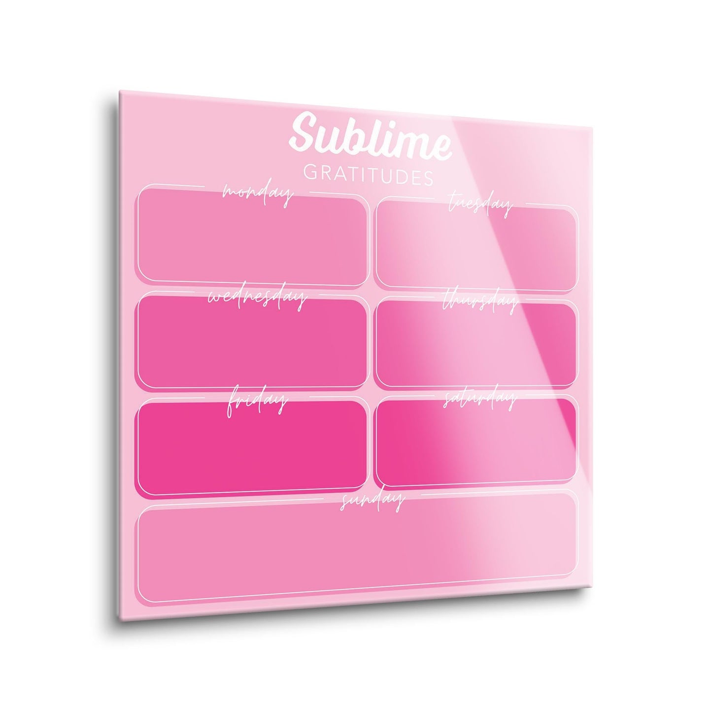 Pink Dream Gradient Sublime Gratitudes | 12x12