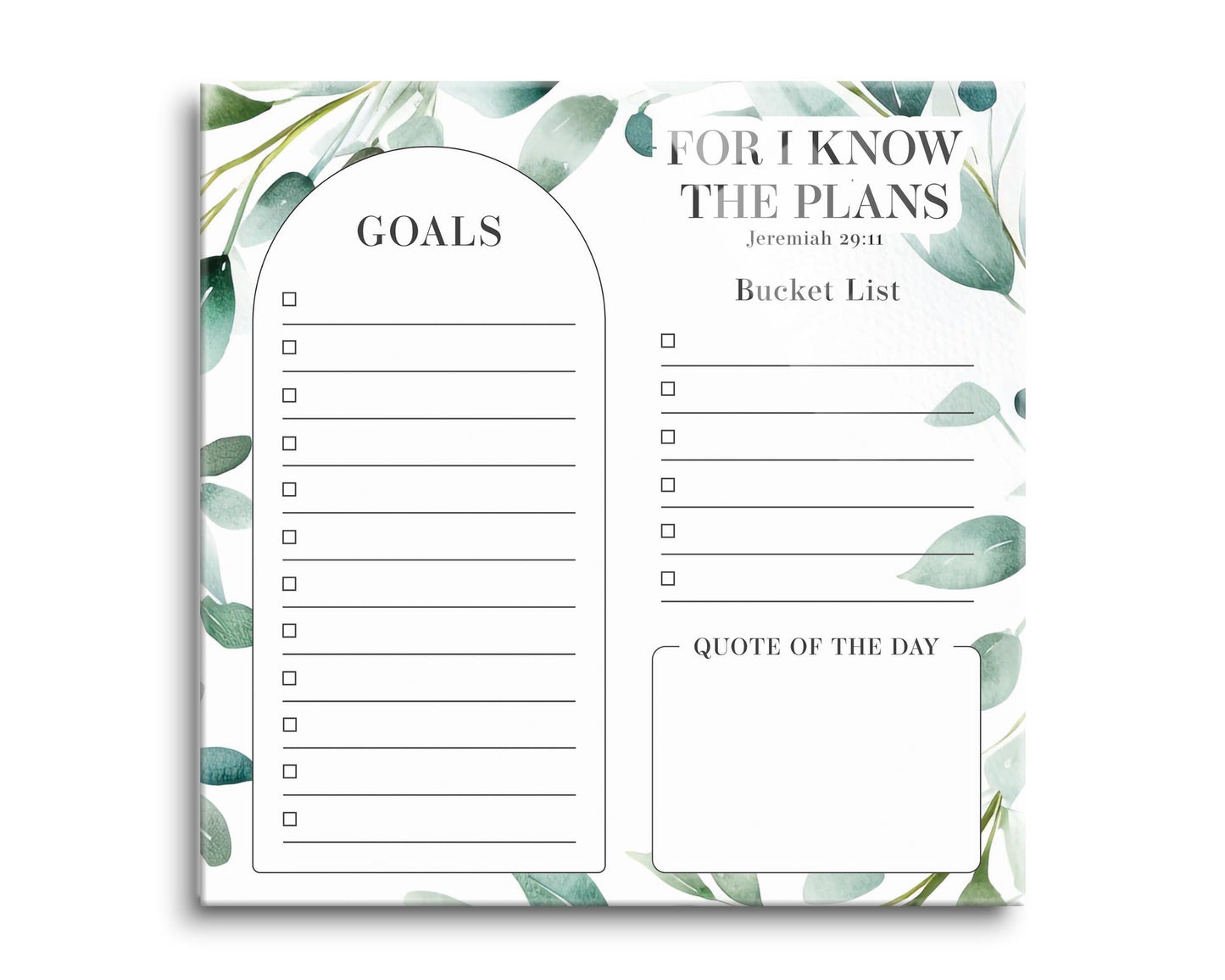 Graduation Tracker Sage Leaves I Know The Plans | 8x8