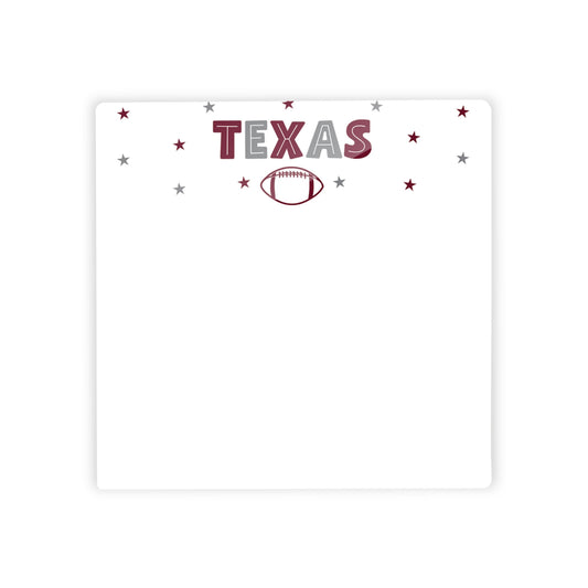 Clairmont & Co Game Day Stars Texas Notes | 4x4