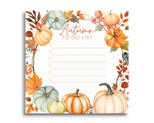 Autumn Pumpkins and Leaves To Do List | 8x8