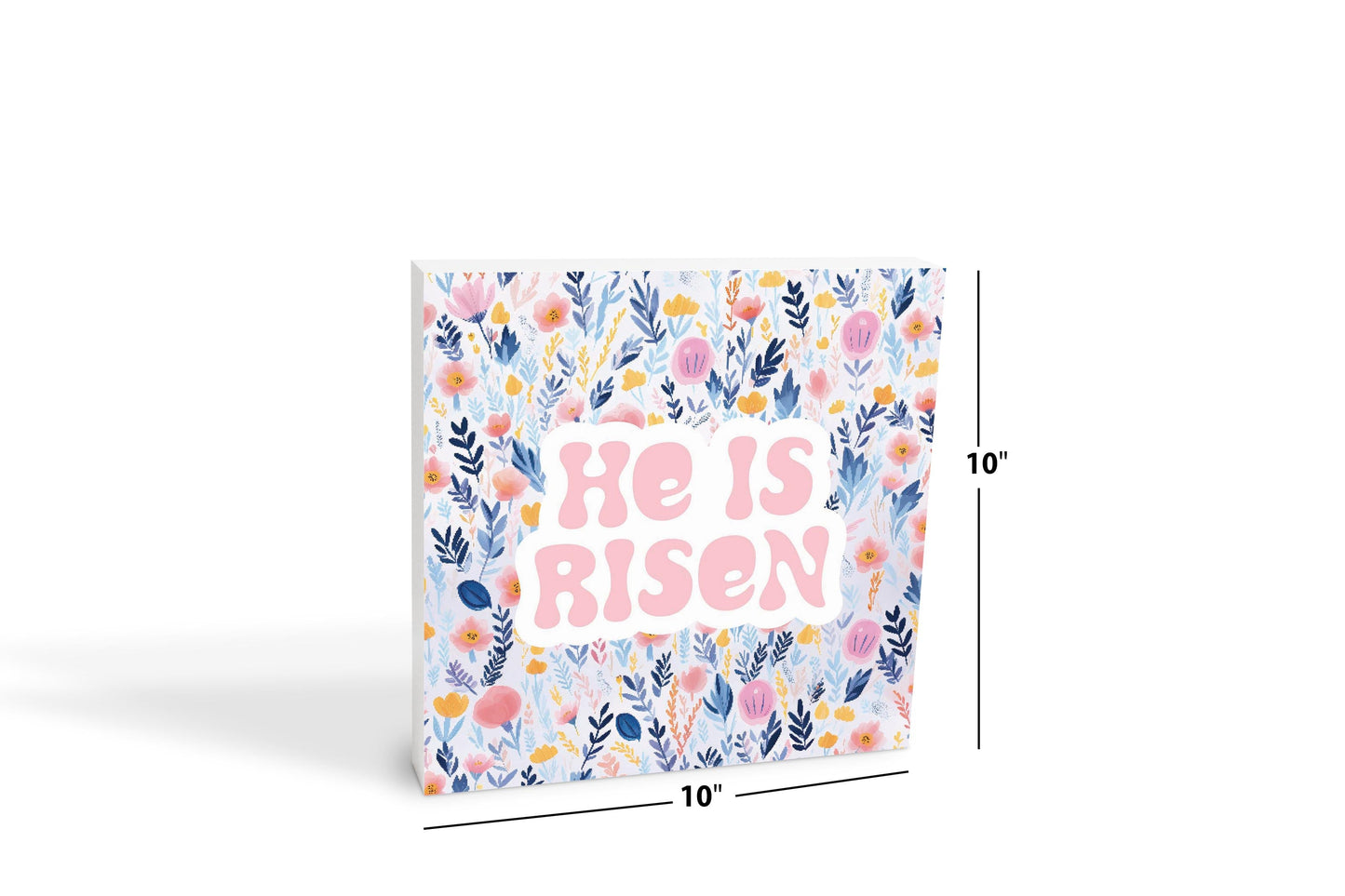 Spring Pastel He Is Risen | 10x10