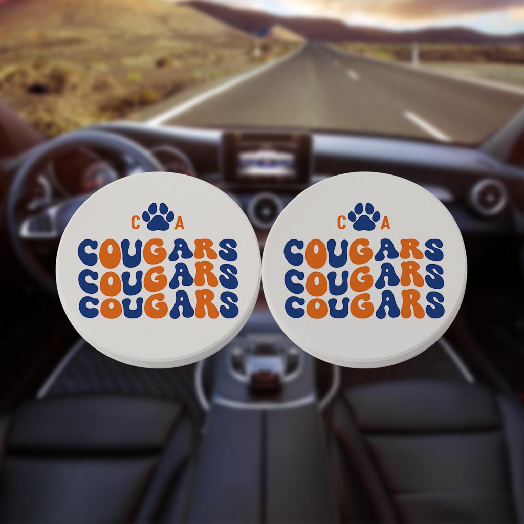 Clairmont & Co Game Day Wave Cougars | 2.65x2.65