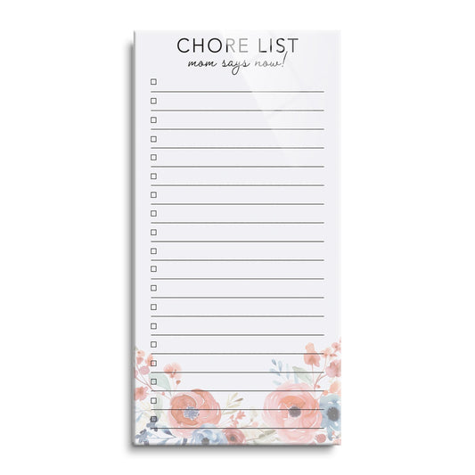 Mother's Day Tracker Floral Chore List | 12x24
