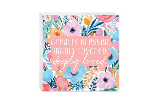 Floral Spring Deeply Loved | 10x10