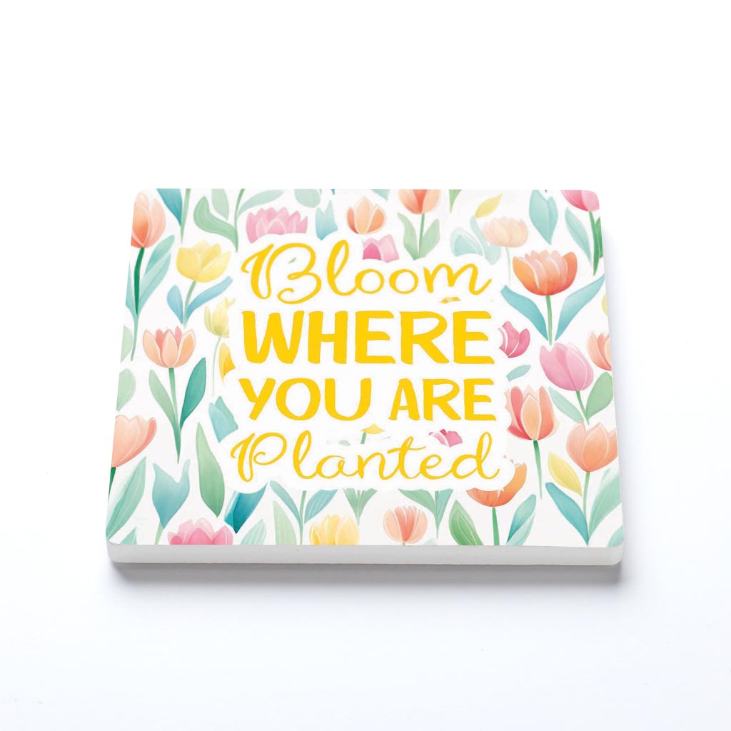 Spring Pastel Bloom Where You Are Planted | 4x4